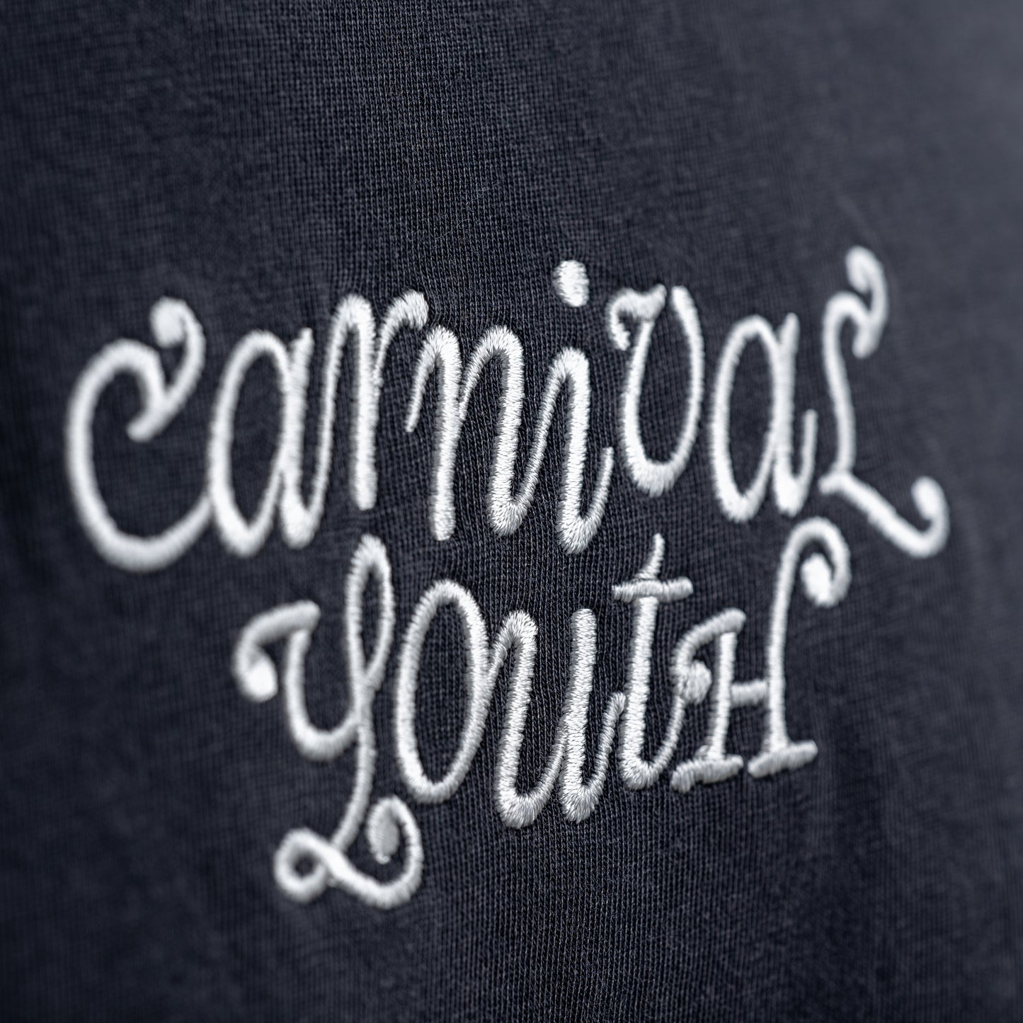 Dark embroidered t-shirt