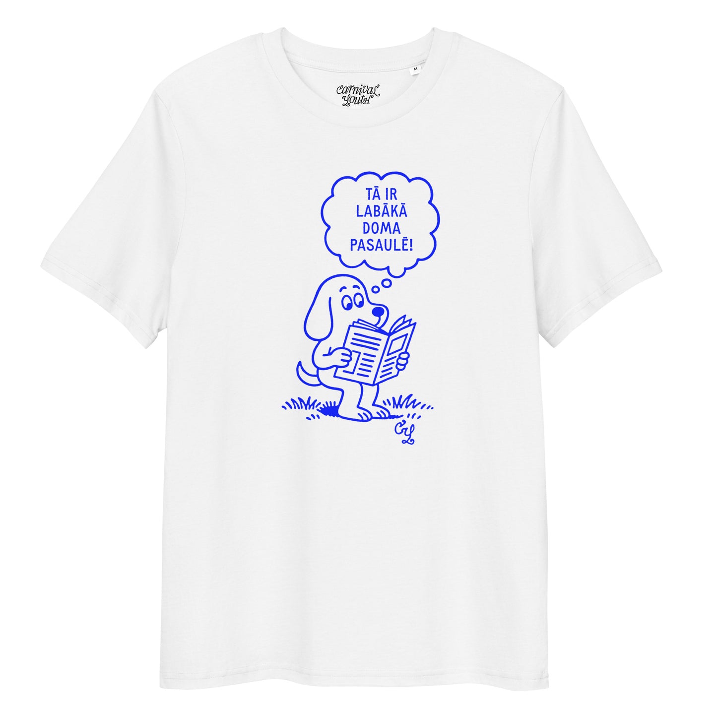 Labaka doma pasaule t-shirt