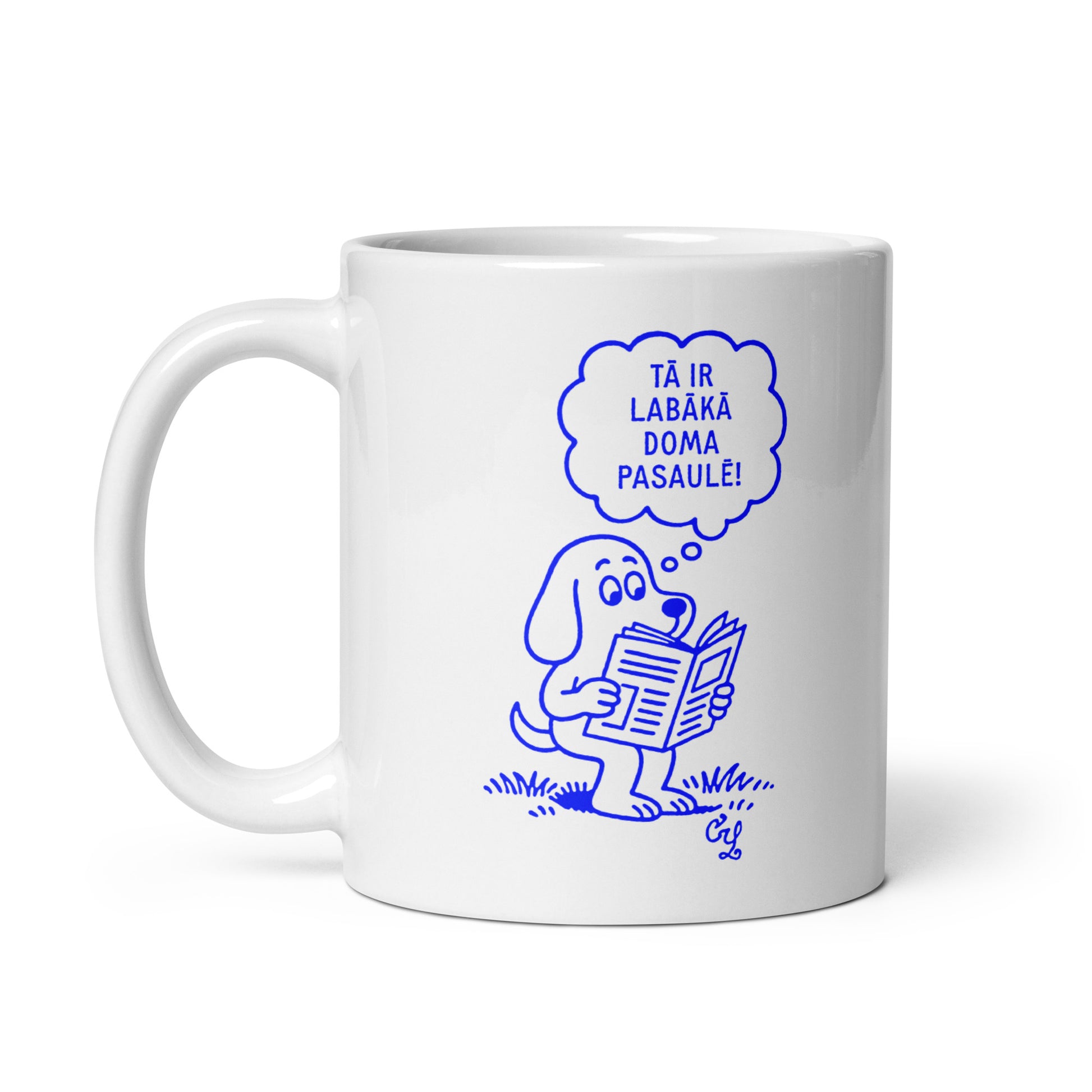 Labaka doma pasaule mug